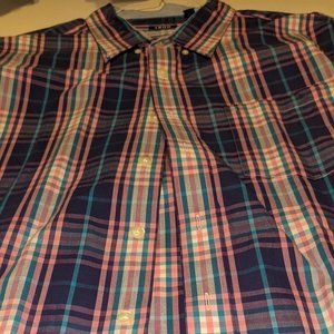 IZOD Wrinkle-Free Stretch Dress Shirt 3XL BIG